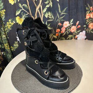 Nicholas Kirkwood Shearling-Trimmed Tall Boots - Size 37 (6.5 US)